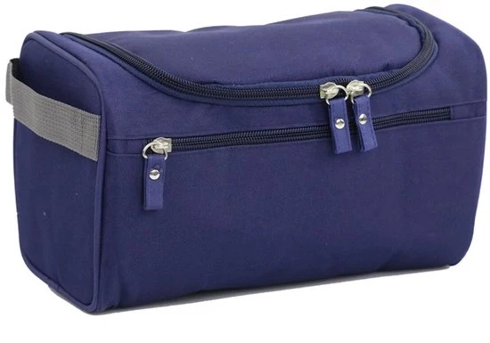 Toilettas acqua resistente - borsa di stile per il trucco per uomini e donne - borsa di pelle durevole e capiente - borsa portatile - adatta per l'organizzazione di kit di viaggio - 25x13x14cm