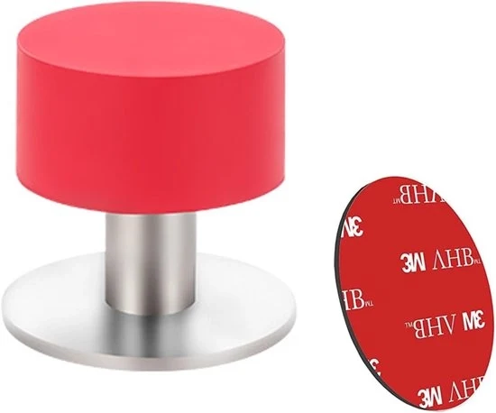 Stoppera automatica porta - paracarro isolante rumore - 304 acciaio inossidabile - protezione porta - stoppera porta antiblocco - paracarro isolante rumore pesante - dimensioni 40x55mm