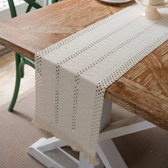 Tavolo da pranzo in stile rustico 30x220cm - Tavolo da cucina con pennelli - Tavolo bohemien - Decorazione da tavolo rustica - Adatto per decorazione da tavolo, casa, doccia di nozze, matrimonio.