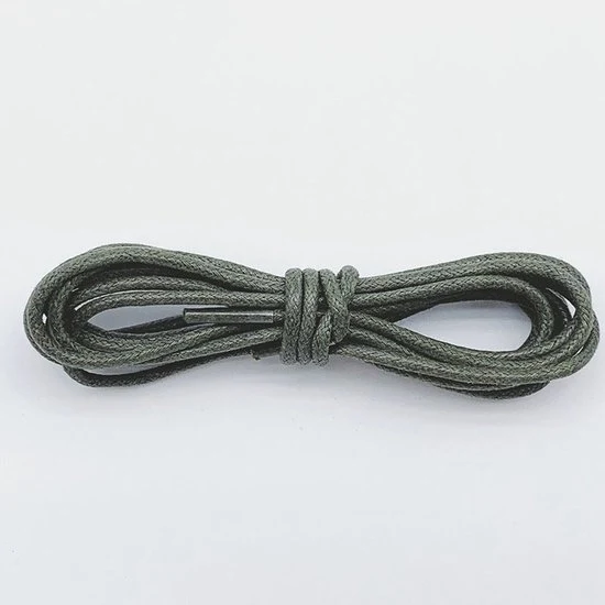 2 paia di cavi in cotone di 160 cm - Cavi in cotone cerchiati di 2,5 mm - Cavi cerchiati robusti - Cavi in cotone duraturi - Cavi per stivali - Cavi in pelle impermeabili - Cavi per scarpe e stivali