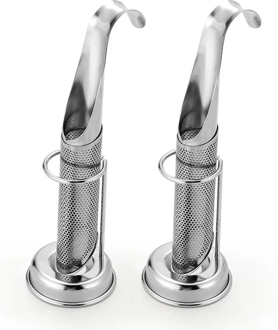 Set per tè - 2 set per tè e 2 ciotole inferiori - Set per tè per tè libero - Set per tè in acciaio inossidabile - Modello: 304 - Set per tè - Uovo per tè - Diffusore per tè libero - Manico lungo portatile - Piccola tazza per tè - Set per tè