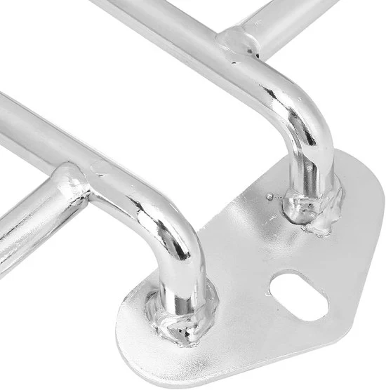 Sostegno Bagagli per Motocicletta - Supporto Bagagli Posteriore - Progettato per Moto - 260 x 160 mm - Acciaio Inox