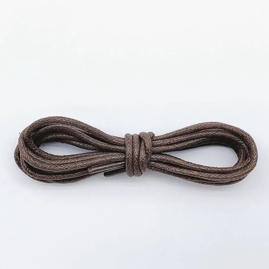 2 paia di cordoncini in cotone di 70 cm - Cordoncini rotondi di 2,5 mm - Cordoncini robusti rotondi - Cordoncini resistenti - Cordoncini per stivali - Cordoncini in pelle impermeabili - Per scarpe e stivali eleganti