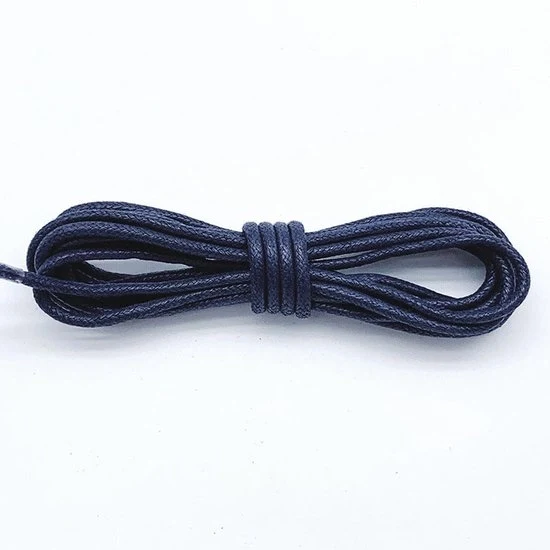 2 paia cordoni in cotone trattati con cera di 90 cm - Cordoni in cotone trattati con cera di 2,5 mm - Cordoni robusti in cotone trattati con cera - Cordoni duraturi - Cordoni per stivali - Cordoni in pelle impermeabili - Cordoni per scarpe e stivali