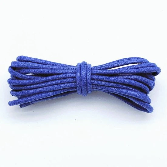 Due paia di cordoncini in cotone lungo 60 cm - Cordoncini rotondi di 2,5 mm - Cordoncini robusti rotondi - Cordoncini duraturi - Cordoncini per stivali - Cordoncini in pelle impermeabili - Per scarpe e stivali eleganti