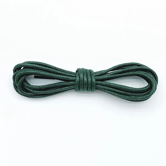 Due paia di cordoncini in cotone lungo 80 cm - Cordoncini rotondi di 2,5 mm - Cordoncini robusti rotondi - Cordoncini duraturi - Cordoncini per stivali - Cordoncini in pelle impermeabili - Per scarpe e stivali eleganti