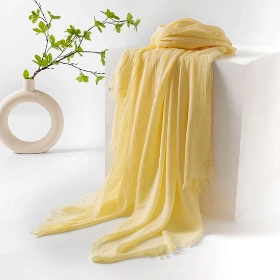 Sajaal da donna estivo, lenti e estivo, colori lisci, protezione solare, ombrelloni, sajal da donna, foulard, grande lungo sajal leggero di seta 190*100cm