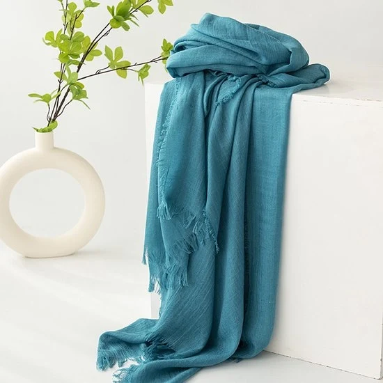 Sjaal per donna, lente e estate, colori uniformi, protezione solare, ombrellino, sjaal donna, foulard, grande sjaal leggera per donne lunga 190*100cm