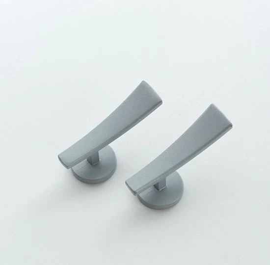 2 pezzi di supporti per tende Supporti per tende da parete Supporti per tende in acciaio Supporti per tende classici Supporti per tenda da parete Accessori per tende - grigio
