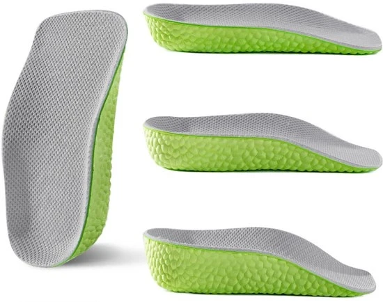 Influenzatori di altezza interno - 2 paia - Altezza aumentata 3,5 cm - Influenzatori di altezza interno semirialzati - Influenzatori di altezza interno interni non visibili - Zoccoli interni per uomo e donna con suola spessa morbida