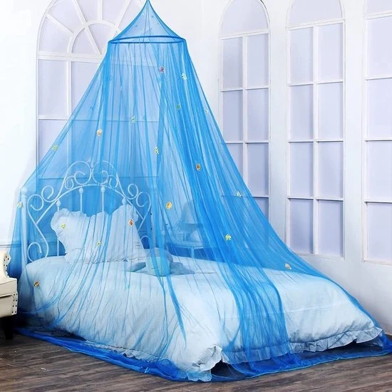 Tenda da letto - 60x250x1100cm - Tenda a cupola appesa - con stelle luminose fluorescenti - Tenda per la casa - Ideale ombrello per lettini e materassi - Facile da installare - Adatta per uso interno ed esterno