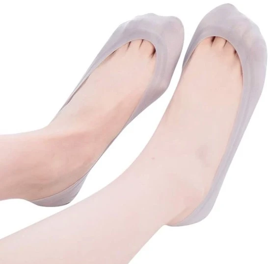 5 paia calze invisibili per donne - estate leggere cotone lato ghiaccio silicone antiscivolo imbottitura calze da stivali respiro calze per donne - calze dempenti - calze a cintura bassissima - calze dempenti invisibili - calze per stivali a tacchi alti