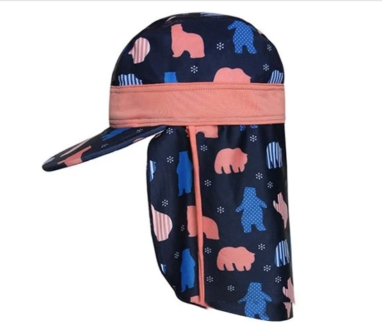 Cappello solare per bambini - Cappello solare per bambini da esterno - Cappello solare per bambini da 1 a 10 anni - Con cinturino di gola regolabile - Protegge il viso e il collo - Adatto per giocare al mare, nuotare, viaggiare