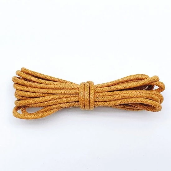 2 paia cordoni in cotone di 90 cm di lunghezza - Cordoni rotondi in cotone di 2,5 mm - Cordoni rotondi robusti - Cordoni duraturi - Cordoni per stivali - Cordoni in pelle impermeabili - Per scarpe e stivali eleganti