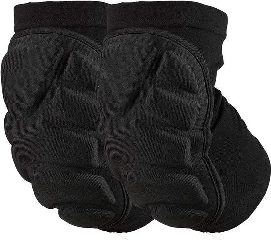 Due protezioni gommate per gomiti - protezioni gommate per gomiti respiranti, adatte a basket, danza, arrampicata tattica, sci, scooter (misura M, idonee per peso 50-70 kg) - Nero