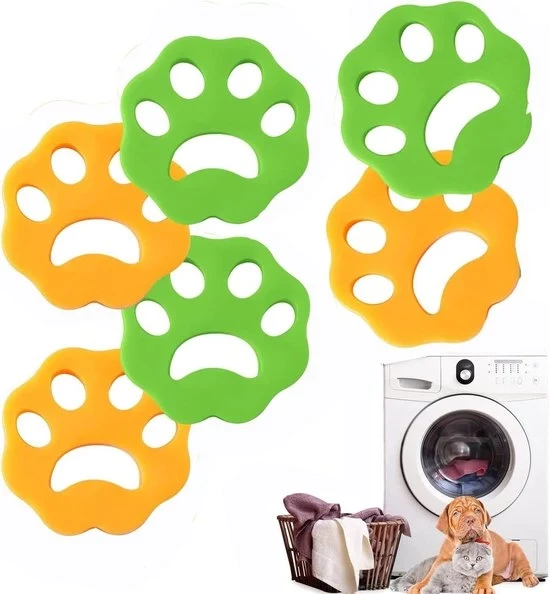 6 pezzi di rimozione pelo per animali, lavastoviglie anti pelo, riutilizzabile per la rimozione di pelo, lavastoviglie anti pelo, rimozione pelo per animali, per la pulizia di pelo