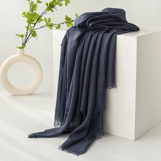 Sjaal per donna, lenti e estivi, colori lisci, protezione solare, ombrelloni, sjaal per donna, foulard, grande sjaal leggero per mare lungo 190*100cm