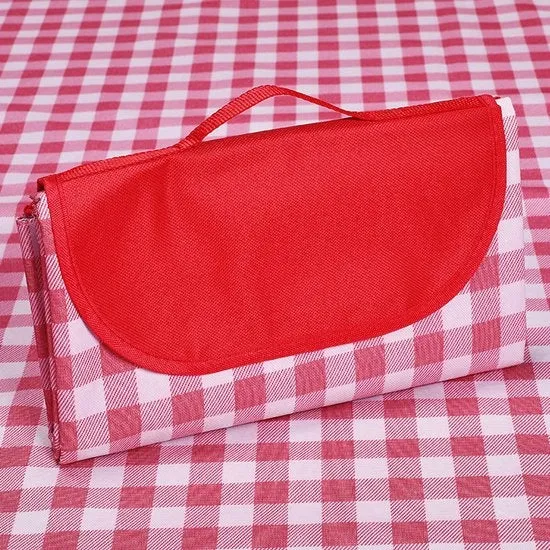 Tenda da spiaggia, ombrelloni per picnic esterni, impermeabili e resistenti al vento, sacchi da campeggio pieghevoli e leggeri per l'estate e l'autunno, spiaggia, parco (200 * 200 cm) - Rosso e Bianco - 200*200cm