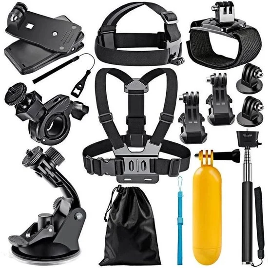 Accessori 12-in-1 per Azione - Adatto per Hero 8/9/10, DJI Osmo Action, Insta360 - Set di Accessori per Azione - Fotografia Subacquea