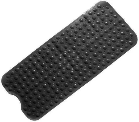 Matrice antiscivolo premium per vasca da bagno - senza chiusura a molla, BPA, lattes, muffa resistente, lavabile in lavatrice - sicuro, duraturo e comodo per vasche da bagno (100 x 40 cm) - nero - 40*100cm