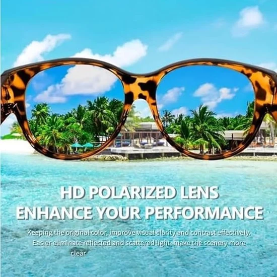 Oversized Occhiali da Sole a Forma di Cat Eye 2025 - Protezione Polarizzata, UV400, Adatto per Portatori di Occhiali, Occhiali da Sole che si Adattano sulle Lenti