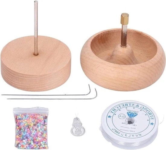Ferramenta DIY - Utensile Utile - Translucido - Perle - Hobby Creativo - Adatto per Stringhe di Perle e Reticoli - Bacinella per Girare Perle Translucida, Crea Gioielli Bacinella per Girare Perle DIY per Artefatto di Gioielleria DIY.