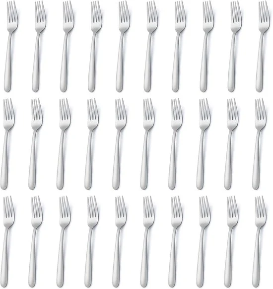 Set di Forchette in Acciaio Inossidabile - 36 Pezzi - Resistente al Lavastoviglie - 18cm