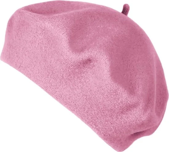 Baret per donna - Baret a forma di ottagono - Baret caldo e multifunzionale - Adatto per misure di capo 54-59 cm - Con cinturino interno regolabile - Rosa