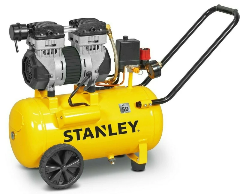 Compressore silenziato Stanley DST 150/8/50 50 litri 1,3HP