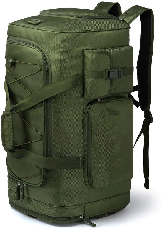 Borsa da viaggio per uomini - 75 litri - zaino per weekend con tasca per scarpe