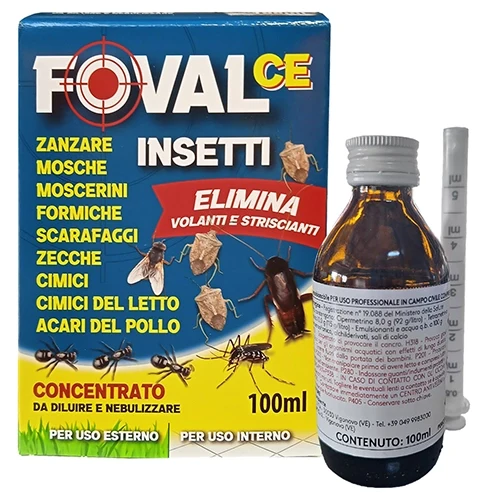 Insetticida antizanzare "foval ce" ml.100