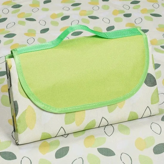 Tenda da spiaggia, ombrellone da picnic per esterno, impermeabile e impermeabilizzato, sacco da campeggio portatile, pieghevole e leggero, per campeggio in primavera e estate, spiaggia, parco (200 * 200 cm) - Foglia verde - 200*200cm