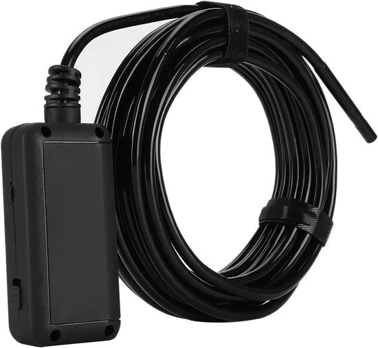 Endoscoop WiFi per smartphone con connessione USB, camera di inspectione IP67, 6 LED e sensore 5 MP (cavo di 10m)