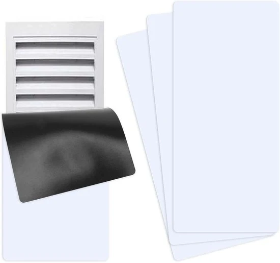 Set di 3 ventilazione magnetica, ventilazione per soffioni standard a pavimento per case e camper, 14 cm x 30,5 cm per soffioni a pavimento, muro e soffitto, case e camper, HVAC