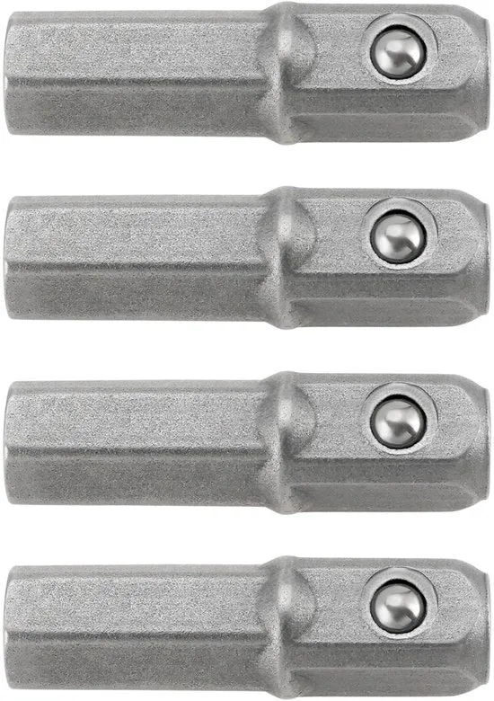 Adattatore Bit - 1/4 Pollici - Acciaio Cromo Vanadio - 25mm - 4 Pezzi - Per attrezzi - Ideale per fai da te stesso - Utile e multifunzionale