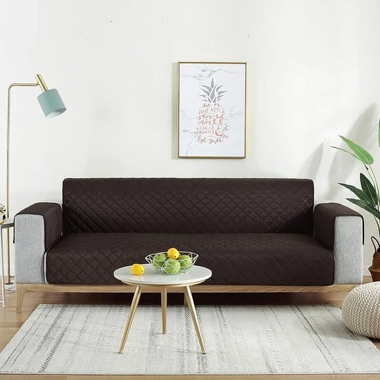 Cuscino impermeabile per loveseat 2 posti - Protezione perfetta per il mobilio - Nero