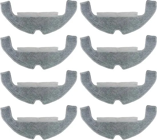 Set di asciugamani per aspirapolvere, adatto per robot aspirapolvere D10 Plus Gen 2 / D10s plus / D9 PLUS, 8 asciugamani, riutilizzabili e lavabili, asciugamano di riserva