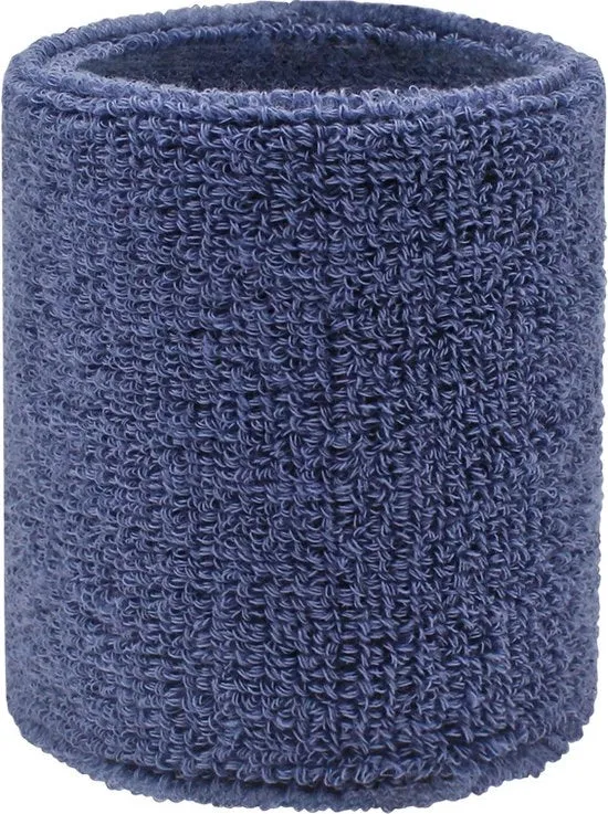 6 set di fasciature per polso per sport tennis fasciature per polso per sudore fasciature per polso per gare fasciature per sudore per basket tennis calcio corsa lavoro - Blu Grigio