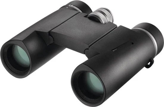 Verrekijker 8x25 opvouwbaar grande campo visivo resistente all'umidità nero Nota: ED è stato rimosso poiché si riferisce a una tecnologia di vetro non specificabile.