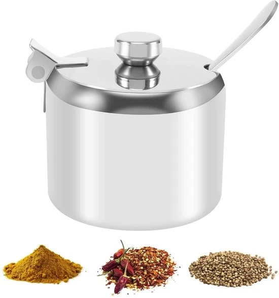 Kruidenpot di acciaio inossidabile - ideale per erbe - 1 pezzo - lucido