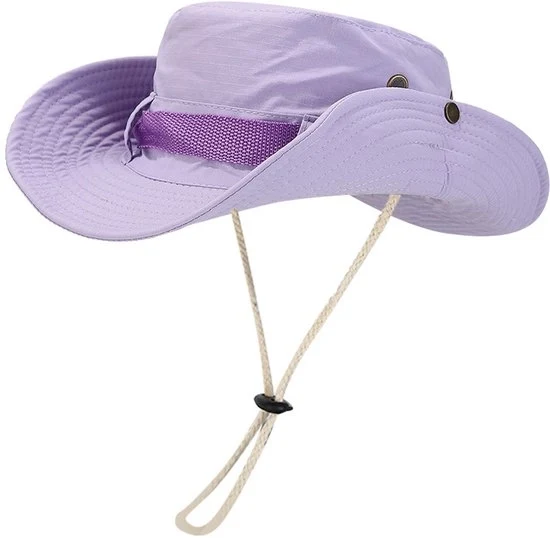 Cappello da sole, protezione respiro ampio bordo Cappello da caccia Cappello a rete Mesh per protezione respiro per campeggiare escursioni viaggi - Blu chiaro