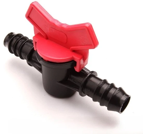 16 irrigazione a scatto, valvola di irrigazione, rubinetto esterno in PE, doppia viti maschili a vite a vite, per irrigazione di prati in giardino, per tubi di 15 mm