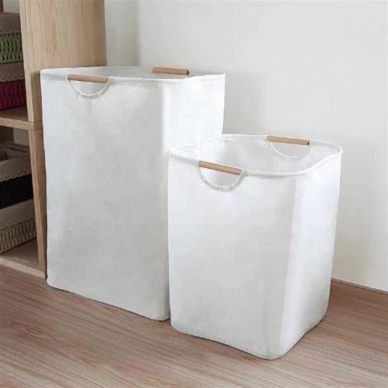 Porta-abiti pieghevole - Conservazione dell'abbigliamento - Organizzazione domestica - Grande capacità - 30x30x40cm - Bianco