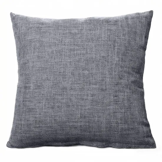 2 pezzi di coprifuoco decorativo per cuscini - stile rustico di fattoria Boho arredamento - fodera di cuscino in lino spesso - fodera quadrata per cuscino - con cerniera invisibile - adatto per divano letto, ufficio (40x40 cm)
