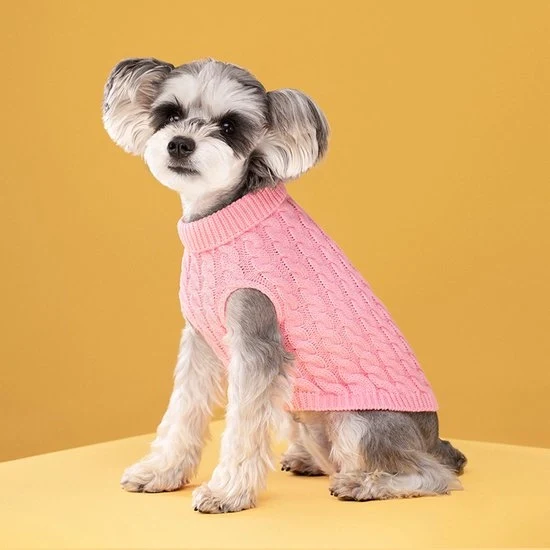 Pantaloni per cani - Bodywarmer per cani - Giacca per cani - Vestito per cani - Abbigliamento per cani - Maglia per cani - Abbigliamento per cani - Coltrina per cani - Per piccoli, medi e grandi cani e gatti - Dimensione XL - Rosa