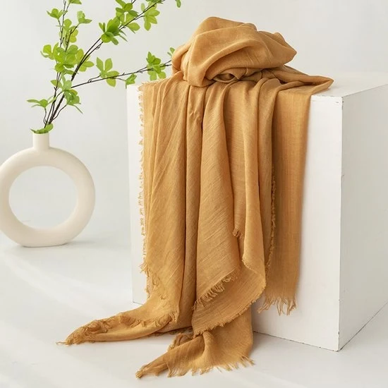 Sjaal per donna, lente e estate, colore uniforme, protezione solare, ombrelli, sjaal donna, foulard, grande sjaal leggera per donna in rete 190*100cm.