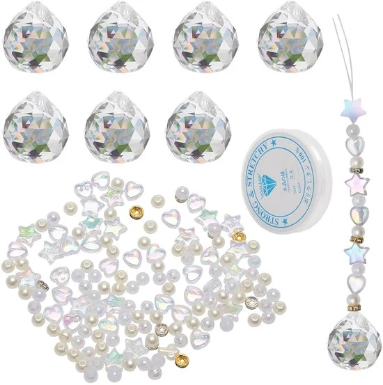 Decorazione per finestra in cristallo K9 - 20 mm - kit per realizzare un suncatcher