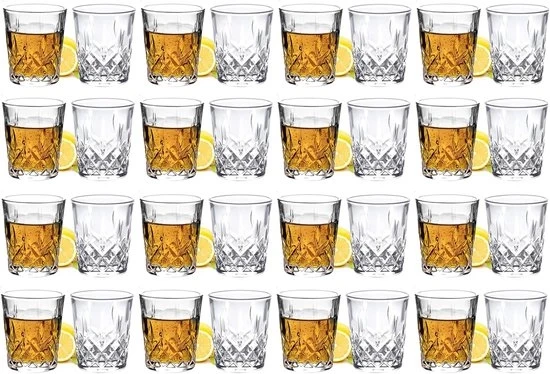 Tazze da cocktail con base pesante - 1,5 oz - per un'atmosfera festiva - 8 pezzi