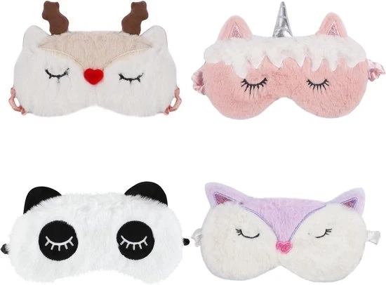 Occhiali da sonno per 4 pezzi - Animali di peluche - Adattabile