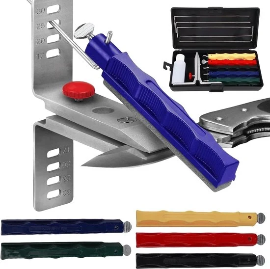 Messenslijper professionale con angolo controllato - 5 pietre abrasive